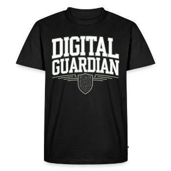 Ethical Hacking Cybersecurity Digital - Men's Premium Organic T-Shirt - black - Front - Nico (187cm)