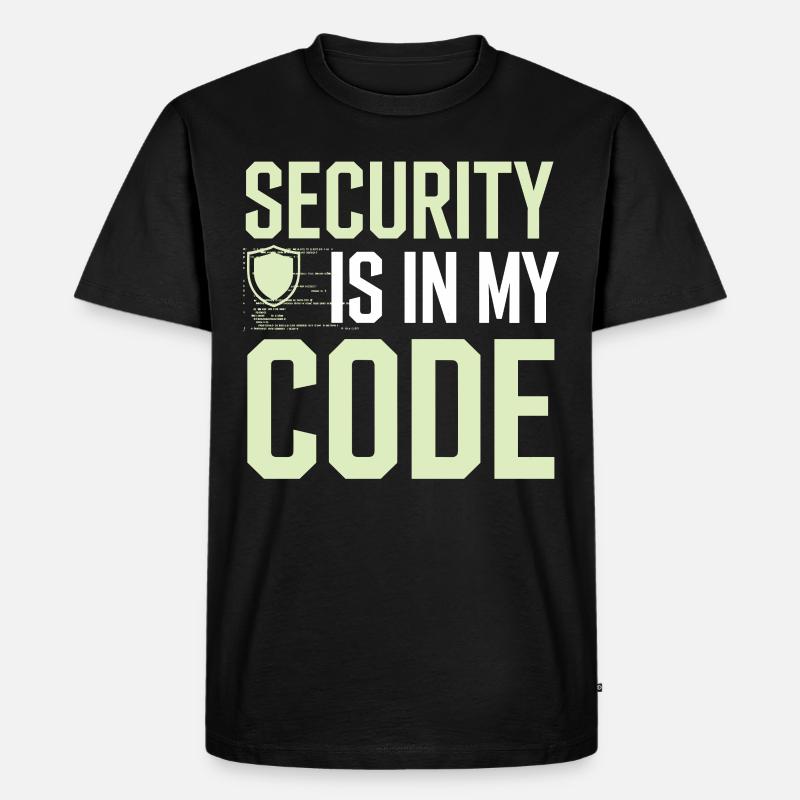 Ethical Hacking Cybersecurity Digital - Men's Premium Organic T-Shirt - black