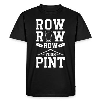 Sailors Sea Shanty Singing Ship Adventures - Men's Premium Organic T-Shirt - black - Front - Nico (187cm)
