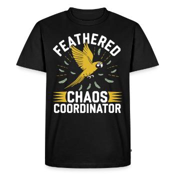 Propriétaire de perroquet Parrot Life et exotique - T-shirt Premium bio Homme - noir - Devant - Nico (187cm)