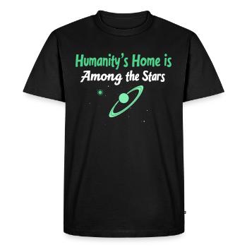 Space Exploration Cosmic Discovery - Men's Premium Organic T-Shirt - black - Front - Nico (187cm)