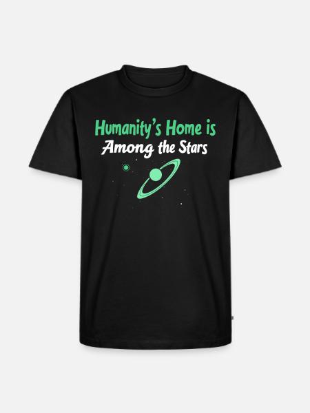 Space Exploration Cosmic Discovery - Men's Premium Organic T-Shirt - black