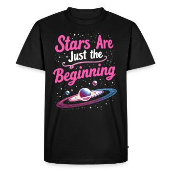 Space Exploration Cosmic Discovery - Men's Premium Organic T-Shirt - black - Front - Nico (187cm)