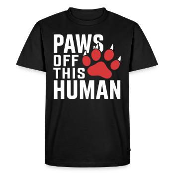 Amoureux des chats, Humour noir, Coquin, - T-shirt Premium bio Homme - noir - Devant - Nico (187cm)