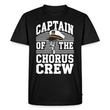 Sailors Sea Shanty Singing Ship Adventures - Men's Premium Organic T-Shirt - black - Front - Nico (187cm)