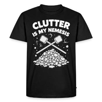 Spring cleaning enthusiasts, new beginnings and - Men's Premium Organic T-Shirt - black - Front - Nico (187cm)