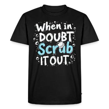 Amateurs de nettoyage de printemps, nouveaux départs et - T-shirt Premium bio Homme - noir - Devant - Nico (187cm)