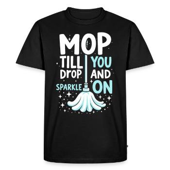 Amateurs de nettoyage de printemps, nouveaux départs et - T-shirt Premium bio Homme - noir - Devant - Nico (187cm)