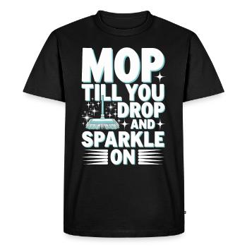 Amateurs de nettoyage de printemps, nouveaux départs et - T-shirt Premium bio Homme - noir - Devant - Nico (187cm)