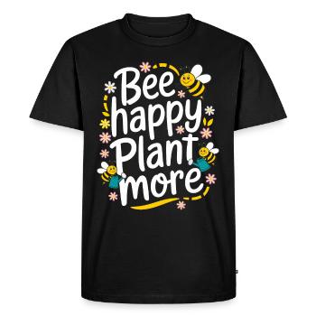 Jardinier, pollinisateur, jardin et - T-shirt Premium bio Homme - noir - Devant - Nico (187cm)