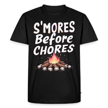 Fire Pits Backyard Gatherings In - Men's Premium Organic T-Shirt - black - Front - Nico (187cm)