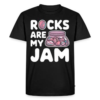 Rock Tumbling Amateur Pierres Polies Et - T-shirt Premium bio Homme - noir - Devant - Nico (187cm)