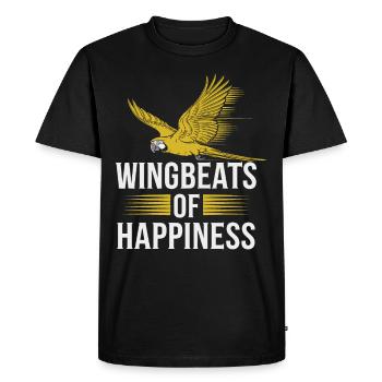 Propriétaire de perroquet Parrot Life et exotique - T-shirt Premium bio Homme - noir - Devant - Nico (187cm)