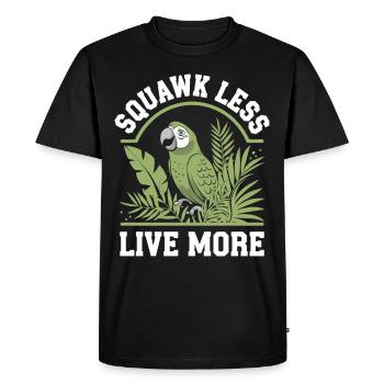 Propriétaire de perroquet Parrot Life et exotique - T-shirt Premium bio Homme - noir - Devant - Nico (187cm)
