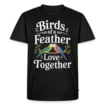 Propriétaire de perroquet Parrot Life et exotique - T-shirt Premium bio Homme - noir - Devant - Nico (187cm)