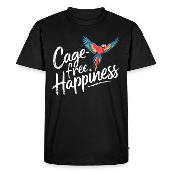 Propriétaire de perroquet Parrot Life et exotique - T-shirt Premium bio Homme - noir - Devant - Nico (187cm)