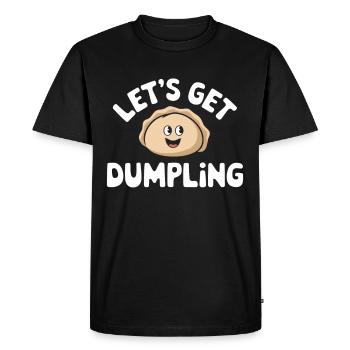 Dim Sum Lovers Cuisine Chinoise Et Dumplings - T-shirt Premium bio Homme - noir - Devant - Nico (187cm)