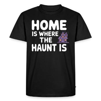 Confortable, Horreur, Esthétique, Effrayant, Confortable - T-shirt Premium bio Homme - noir - Devant - Nico (187cm)