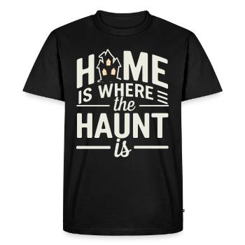 Confortable, Horreur, Esthétique, Effrayant, Confortable - T-shirt Premium bio Homme - noir - Devant - Nico (187cm)