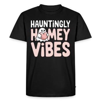 Cosy Horreur Esthétique Effrayant Cosy - T-shirt Premium bio Homme - noir - Devant - Nico (187cm)