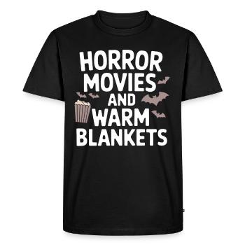 Confortable, Horreur, Esthétique, Effrayant, Confortable - T-shirt Premium bio Homme - noir - Devant - Nico (187cm)