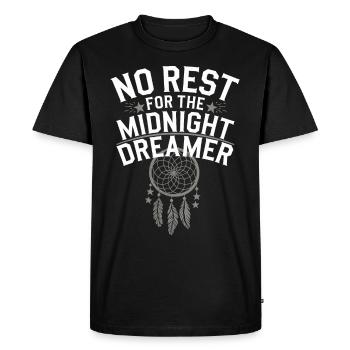 Sarcasme fonctionnel du matin pour les noctambules - T-shirt Premium bio Homme - noir - Devant - Nico (187cm)