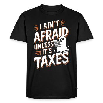 Paranormal Comedy Funny Ghost Humor Lighthearted - Men's Premium Organic T-Shirt - black - Front - Nico (187cm)