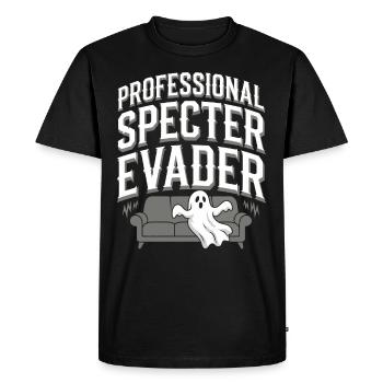 Paranormal Comedy Funny Ghost Humor Lighthearted - Men's Premium Organic T-Shirt - black - Front - Nico (187cm)