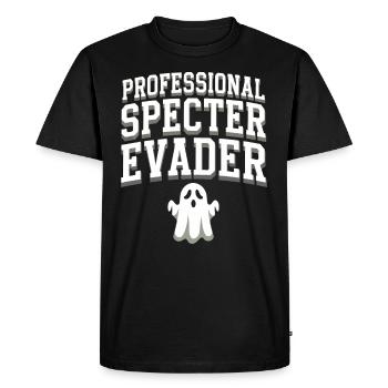 Paranormal Comedy Funny Ghost Humor Lighthearted - Men's Premium Organic T-Shirt - black - Front - Nico (187cm)