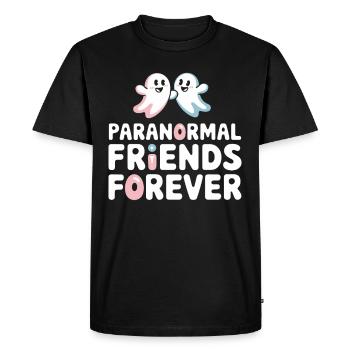 Paranormal Comedy Funny Ghost Humor Lighthearted - Men's Premium Organic T-Shirt - black - Front - Nico (187cm)