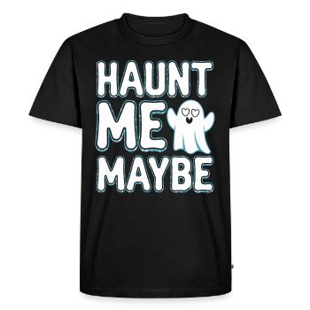 Paranormal Comedy Funny Ghost Humor Lighthearted - Men's Premium Organic T-Shirt - black - Front - Nico (187cm)