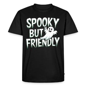 Paranormale komedie Grappige spookhumor Luchtig - Mannen Premium Bio T-shirt - zwart - Voor - Nico (187cm)