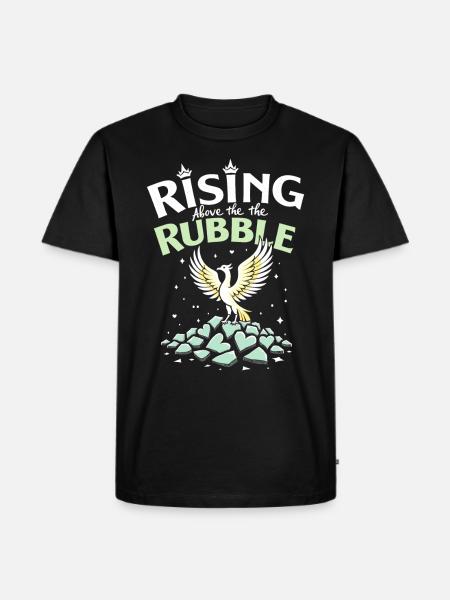 separation empowerment, self-love, new beginnings - Men's Premium Organic T-Shirt - black