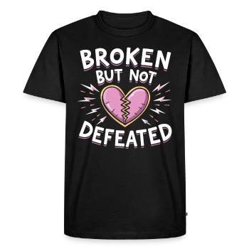 Autonomisation de la séparation, amour de soi, nouveaux départs - T-shirt Premium bio Homme - noir - Devant - Nico (187cm)