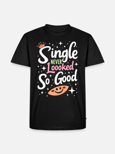 Separation empowerment, self-love, new beginnings - Men's Premium Organic T-Shirt - black