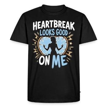 Autonomisation de la séparation, amour de soi, nouveaux départs - T-shirt Premium bio Homme - noir - Devant - Nico (187cm)