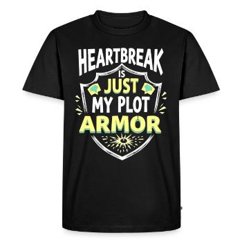 Autonomisation de la séparation, amour de soi, nouveaux départs - T-shirt Premium bio Homme - noir - Devant - Nico (187cm)