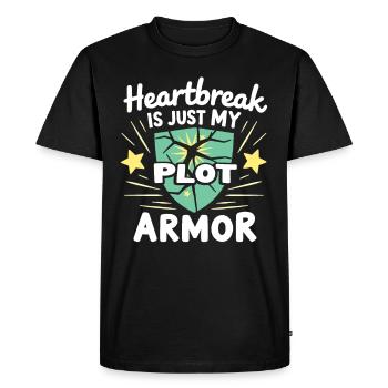 Autonomisation de la séparation, amour de soi, nouveaux départs - T-shirt Premium bio Homme - noir - Devant - Nico (187cm)