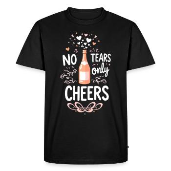 Séparation, autonomisation, amour de soi, nouveaux départs - T-shirt Premium bio Homme - noir - Devant - Nico (187cm)