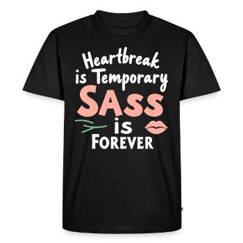 Autonomisation de la séparation, amour de soi, nouveaux départs - T-shirt Premium bio Homme - noir - Devant - Nico (187cm)