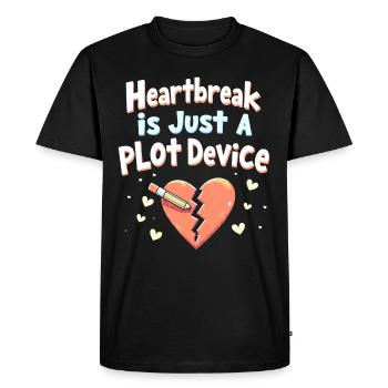 Séparation, autonomisation, amour de soi, nouveaux départs - T-shirt Premium bio Homme - noir - Devant - Nico (187cm)