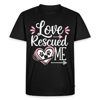 Héros du refuge pour animaux Freiwillige Tierrettung - T-shirt Premium bio Homme - noir - Devant - Nico (187cm)