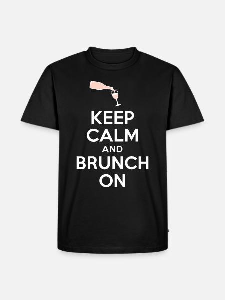 Brunch Culture Bottomless Mimosa Lovers - Men's Premium Organic T-Shirt - black
