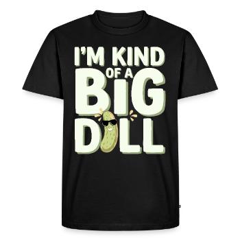 Amateurs de cornichons Humour Blagues dill-ightful Nourriture drôle - T-shirt Premium bio Homme - noir - Devant - Nico (187cm)