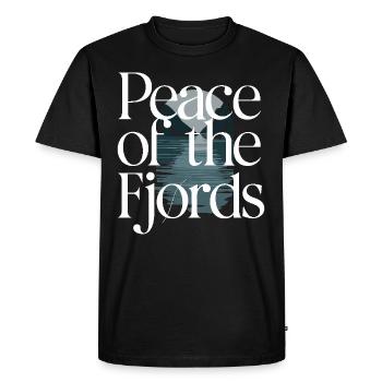 Esthétique scandinave, nordique - T-shirt Premium bio Homme - noir - Devant - Nico (187cm)