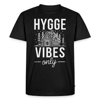 Esthétique scandinave, nordique - T-shirt Premium bio Homme - noir - Devant - Nico (187cm)