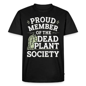 DIY Jardin, Jardinage, Humour, Plantes - T-shirt Premium bio Homme - noir - Devant - Nico (187cm)