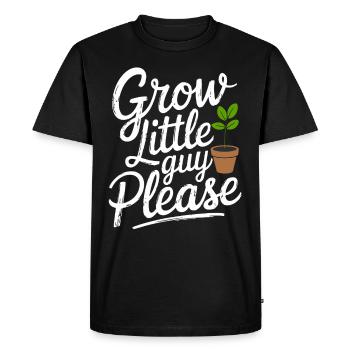DIY Jardin, Jardinage, Humour, Plantes - T-shirt Premium bio Homme - noir - Devant - Nico (187cm)