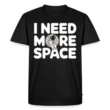 Joueurs sur le thème de l’espace Cosmic Gaming Science-fiction - T-shirt Premium bio Homme - noir - Devant - Nico (187cm)