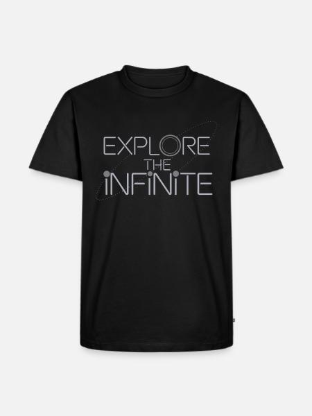 Space-themed players Cosmic Gaming Sci-fi - Men's Premium Organic T-Shirt - black